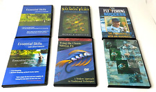 Paquete de Pesca Colección 6 Cursos 7 DVD Salmón Moscas Ninfa Vista Pesca, usado segunda mano  Embacar hacia Argentina