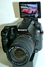 Used, Sony Alpha SLT-A77 24.3MP DSLR w/ Sigma 18-125 f3.5-5.6 Zoom 4766 Shutter Count for sale  Shipping to South Africa