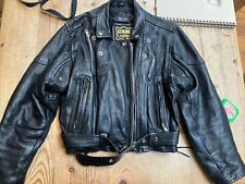 Leather motorcycle jacket for sale  LONDON