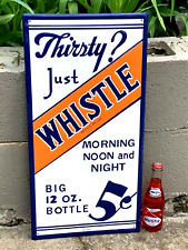 Whistle soda embossed for sale  Rock Spring