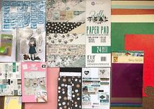 Lote de trabajo de paquete de papelería para hacer tarjetas álbum de recortes y papeleo artesanía usada segunda mano  Embacar hacia Mexico