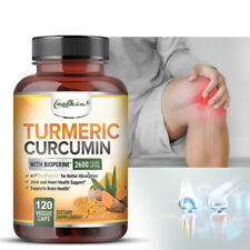 Kurkuma Curcumin 2600 mg – Gesundheit der Gelenke, Linderung von Gelenkschmerzen comprar usado  Enviando para Brazil