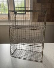 Nkuku Style Locker Shelf Industrial Wire Rustic Small Storage Display Unit Wall for sale  Shipping to South Africa