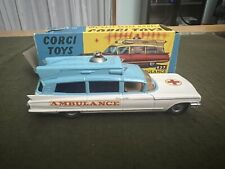 Ambulancia Superior Corgi Toys No 437 De Colección en Chasis Cadillac Modelo Diecast segunda mano  Embacar hacia Argentina