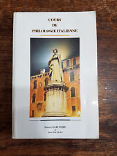 Cours philologie italienne d'occasion  Itteville