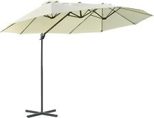 Outsunny double parasol for sale  BATLEY