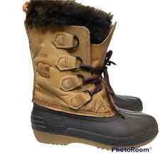 Sorel Badger Waterproof Winter Boots Tan/Brown Size 6 for sale  Shipping to South Africa