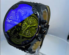 Fabrycznie nowy zegarek z chronografem Diesel DZ7451 Mr. Daddy 2.0 czarny niebieski męski na sprzedaż  Wysyłka do Poland