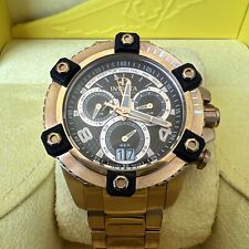 INVICTA 13720 48mm reserva octano quartzo suíço 18KT ouro rosa pulseira SS , usado comprar usado  Enviando para Brazil