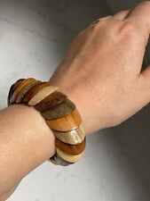 Pulsera - Estilo Moderno - Cuentas de Madera Natural Múltiples Colores - Banda elástica segunda mano  Embacar hacia Argentina