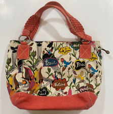 Bolsa tote feminina de lona The SAK Sacroots Peace Nature 17 x 12 x 4" tamanho apx comprar usado  Enviando para Brazil