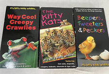 Itty Bitty Kiddy VHS Espeluznante Crawlies Gatito Gatitos Beepers Tweeters Chicks Bugs 3 segunda mano  Embacar hacia Argentina