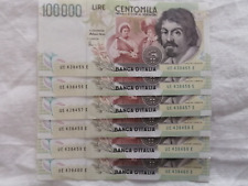 100.000 lire caravaggio usato  Genova
