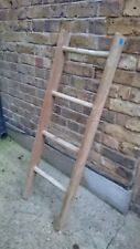 (52) VINTAGE  WOOD 4 RUNG  LADDER - COLLECT OR DELIVERY   for sale  Shipping to South Africa