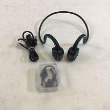 Usado, Fones de ouvido uooEA preto azul condução óssea impermeável natação orelha aberta comprar usado  Enviando para Brazil