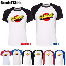 Camiseta masculina feminina Bazinga Big Bang Theory Sheldon Cooper gráfica casal comprar usado  Enviando para Brazil