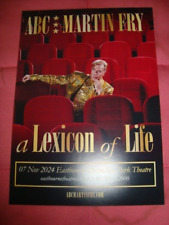 ABC : MARTIN FRY : A LEXICON OF LIFE  Eastbourne 2024 Gig Flyer comprar usado  Enviando para Brazil