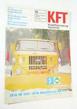Kft Kraftfahrzeugtechnik Magazine 11 November 1978 Ifa W50 Multicar M25 na sprzedaż  Wysyłka do Poland