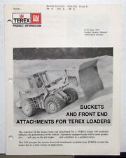 1978 terex buckets for sale  Holts Summit