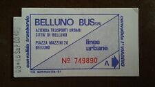 Belluno bus biglietto usato  Agordo