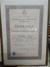 Regno italia diploma usato  Bari