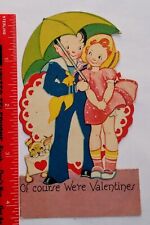 Paraguas vintage para tarjeta de San Valentín segunda mano  Embacar hacia Argentina