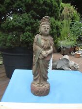 Antique wooden buddha for sale  New Milford