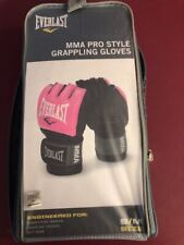 Luvas femininas Everlast MMA estilo profissional rosa tamanho pequeno médio comprar usado  Enviando para Brazil