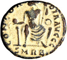 MUY RARO Ninguno en línea Valentiniano II Æ Número. Moneda romana de Roma, AD 378 segunda mano  Embacar hacia Argentina