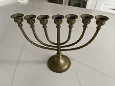Solid brass menorah for sale  Northbrook