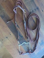 Western leather headstall for sale  Shipping to Ireland