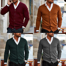 Hommes Cardigan Pull Automne Hiver Chaud Col V Bouton Pull Tricot Pull myynnissä  Leverans till Finland