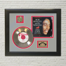 Usado, Bob Marley One Love emoldurado capa ouro 45 disco display comprar usado  Enviando para Brazil