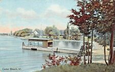 Cedro Ramo Vermont-Ferry Porto Su Lago Champlain ~ 1910s Cartolina segunda mano  Embacar hacia Argentina