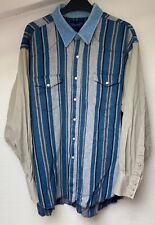 Vintage wrangler chemise d'occasion  Carignan-de-Bordeaux