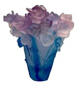 Rose vase blue for sale  New York