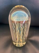 Richard Satava Moon Jellyfish Glass Paperweight Signed & Numbered 5.75" Tall for sale  Shipping to South Africa