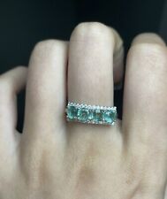 Naturale emerald ring usato  Milano