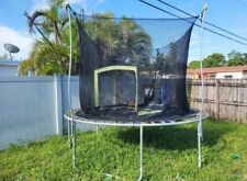 Used, 10FT Jumping Exercise Recreational Bounce Trampoline for Kids W/Safety Enclosure for sale  Shipping to South Africa
