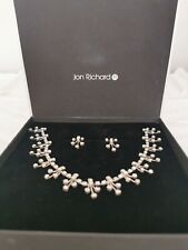 Diamante necklace earrings for sale  STOURBRIDGE