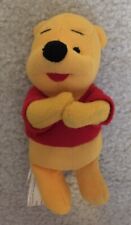 Figura de juguete suave de peluche Disney Winnie the Pooh de 6" oso abrazador cascabel Mattel 1995 segunda mano  Embacar hacia Argentina