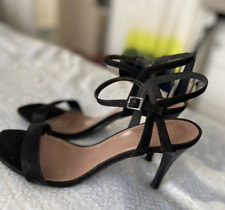 NEXT Black Faux Suede Sandal Size 6.5/40 for sale  Shipping to South Africa