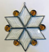 Stained glass snowflake for sale  Campton
