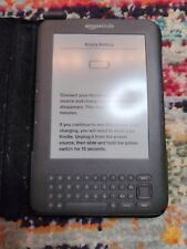 Klawiatura Amazon Kindle 3. generacji 4GB Wi-Fi 6" grafitowa *JAK NIEPRZETESTOWANA* na sprzedaż  Wysyłka do Poland