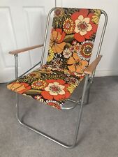 Vintage orange floral for sale  HYDE