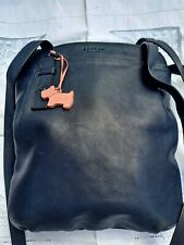Lovely RADLEY Navy Blue Handbag, Work, Party, Smart, Casual, used for sale  LONDON