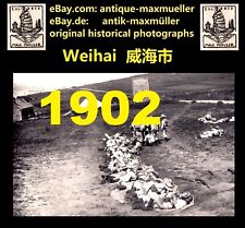 Playa Weihai de China Wēih iwèi práctica objetivo foto original 1902 segunda mano  Embacar hacia Argentina