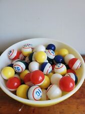 Bolas de bingo vintage bolas de plástico de ping pong de colores. Juego completo MCM segunda mano  Embacar hacia Argentina