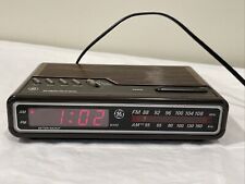 Radio Reloj de Colección Grano de Madera GE Modelo 7-4612B AMFM Alarma Digital Probada Funcionando segunda mano  Embacar hacia Argentina