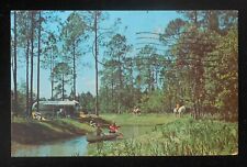 1975 Fort Wilderness Camping Walt Disney World Old RV Canoe Bay Lake FL Laranja  comprar usado  Enviando para Brazil